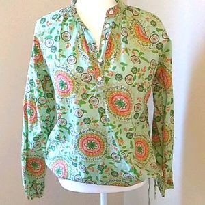 Gap NWT Peasant henley style blouse Medium